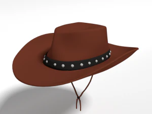 cappello da cowboy del fumetto Modello 3D