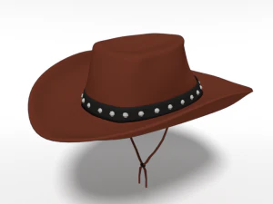 cartoon cowboy hat 3D Model