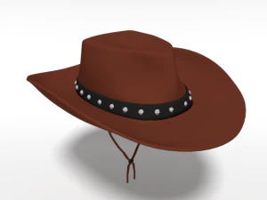cartoon cowboy hat 3D Model