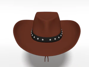 cartoon cowboy hat 3D Model