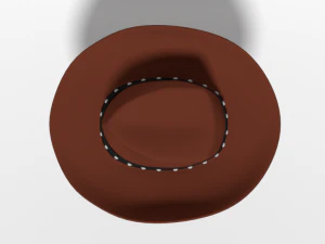 cartoon cowboy hat 3D Model