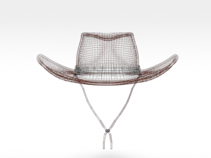 cartoon cowboy hat Model 3D