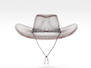 cartoon cowboy hat Model 3D
