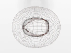 cartoon cowboy hat 3D Model