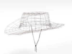 cartoon cowboy hat 3D Model
