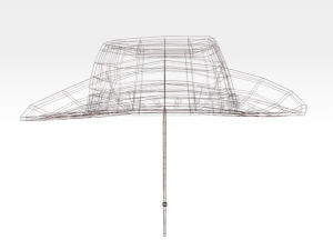 cartoon cowboy hat 3D Model