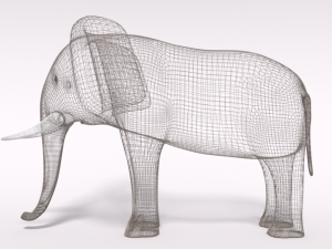 cartoon elephant Modello 3D