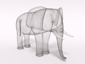 cartoon elephant Modello 3D
