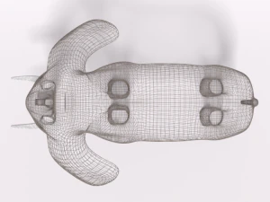cartoon elephant 3D Model
