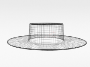 cartoon zorro hat mask and sword 3D Модель