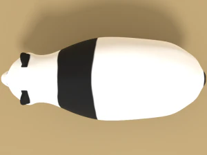 cartoon panda bear 3D Model
