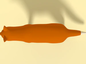 cartoon fox 3D Model