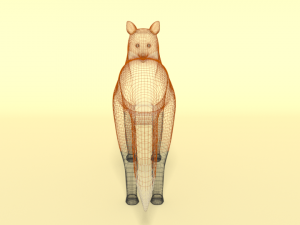 cartoon fox 3D 모델