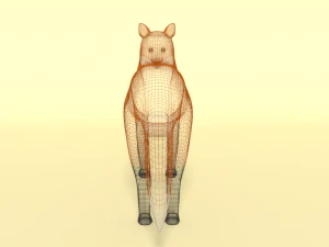 cartoon fox 3D Model