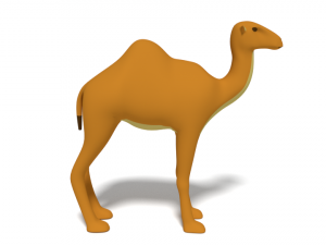 cartoon camel 3D Модель