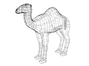cartoon camel 3D Модель
