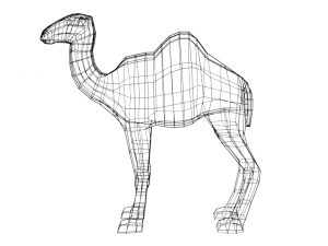 cartoon camel 3D Модель