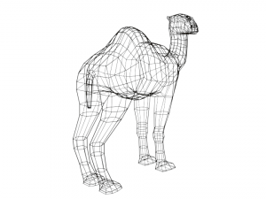 cartoon camel 3D Модель