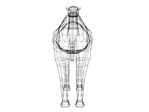 cartoon camel 3D Model