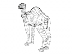 cartoon camel 3D Модель