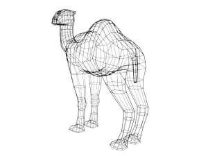 cartoon camel 3D Model