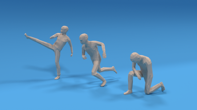low poly kids collection vol 4 3D 모델 .c4d .max .obj .3ds .fbx .stl .blend 