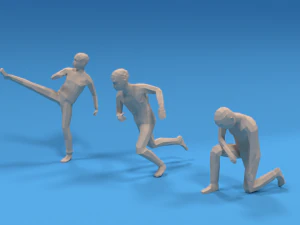 Kolekcja dziecięca Low Poly, tom 4 Model 3D