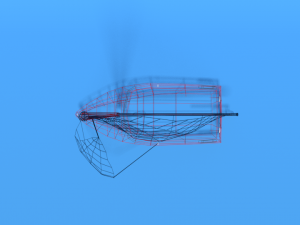 low poly cartoon javelin dinghy sailboat 3D Model