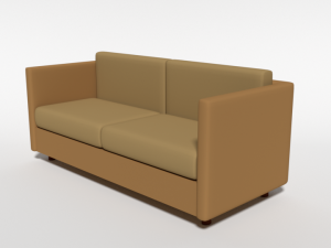 cartoon couch 3D Model
