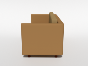 cartoon couch 3D Model
