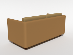 cartoon couch 3D Model