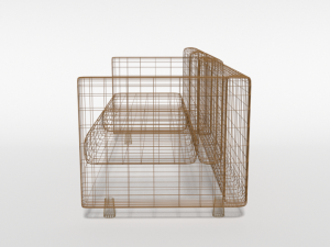 cartoon couch 3D Model