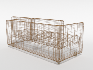 cartoon couch 3D Model
