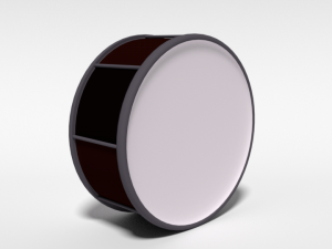 low poly cartoon big drum 3D 模型
