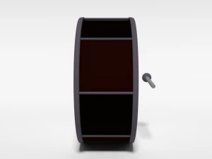 low poly cartoon big drum 3D Model