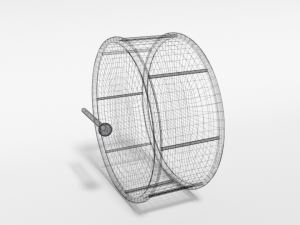 low poly cartoon big drum 3D 模型