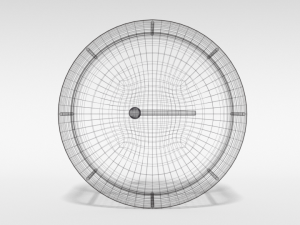 low poly cartoon big drum 3D 模型