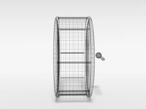 low poly cartoon big drum 3D Model