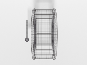 low poly cartoon big drum 3D 模型