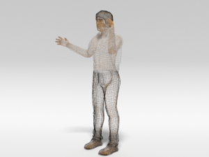 cartoon man in pain 3D 모델