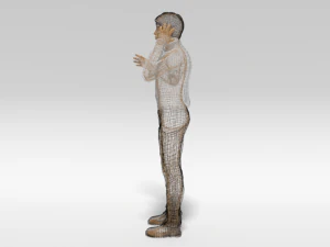 cartoon man in pain 3D Model