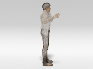 cartoon man in pain 3D 모델