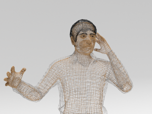 cartoon man in pain 3D 모델