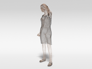 cartoon fashion woman 3D-Modell