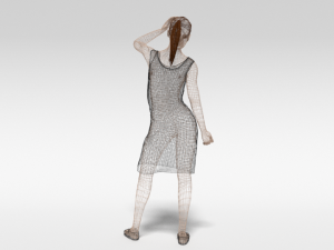 cartoon fashion woman 3D-Modell