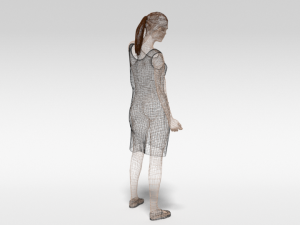 cartoon fashion woman 3D-Modell