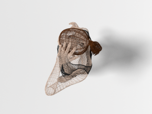 cartoon fashion woman 3D-Modell