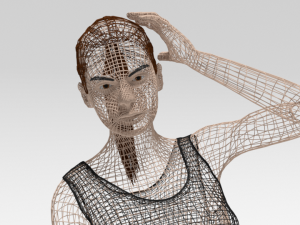 cartoon fashion woman 3D-Modell