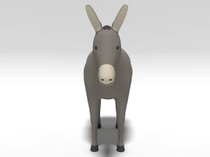 cartoon donkey 3D Model