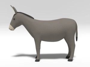 cartoon donkey 3D Model